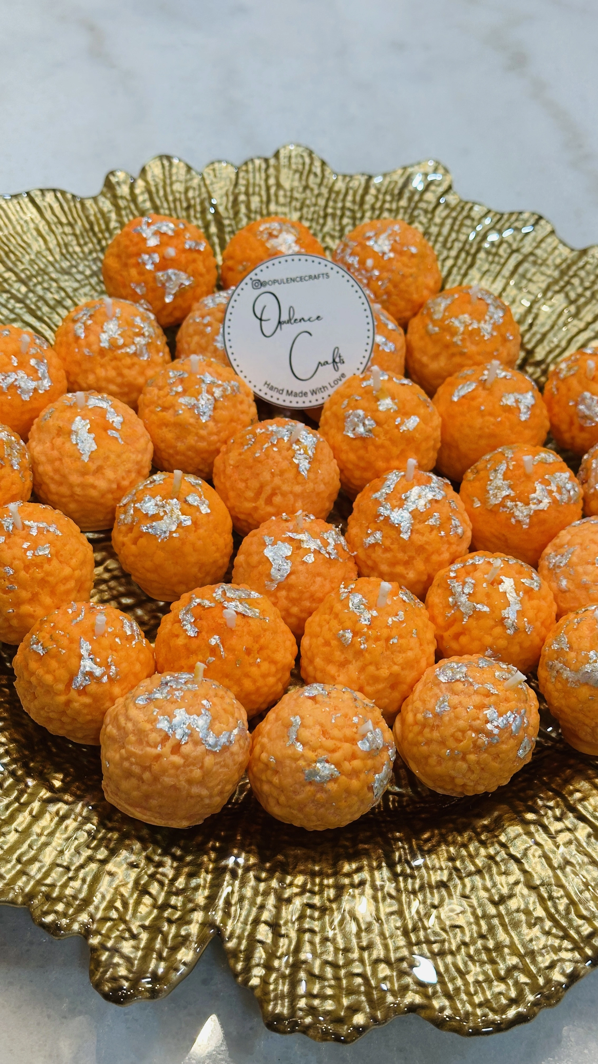 Motichoor Laddoo Candle